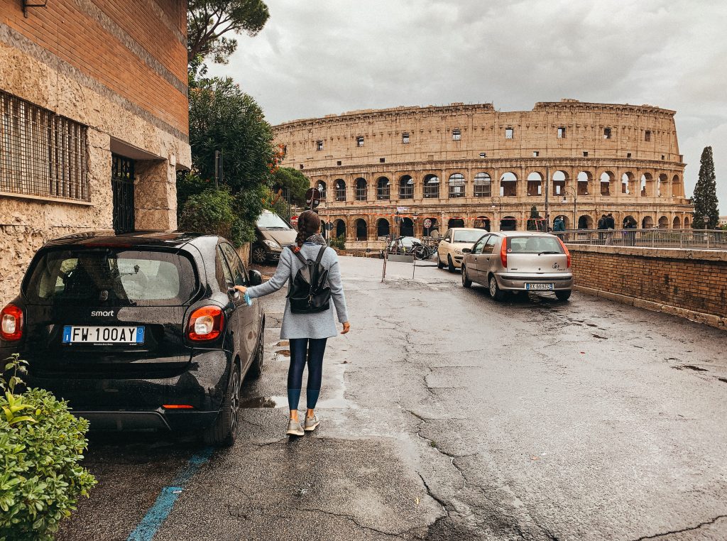 Rím, prenajom auta
