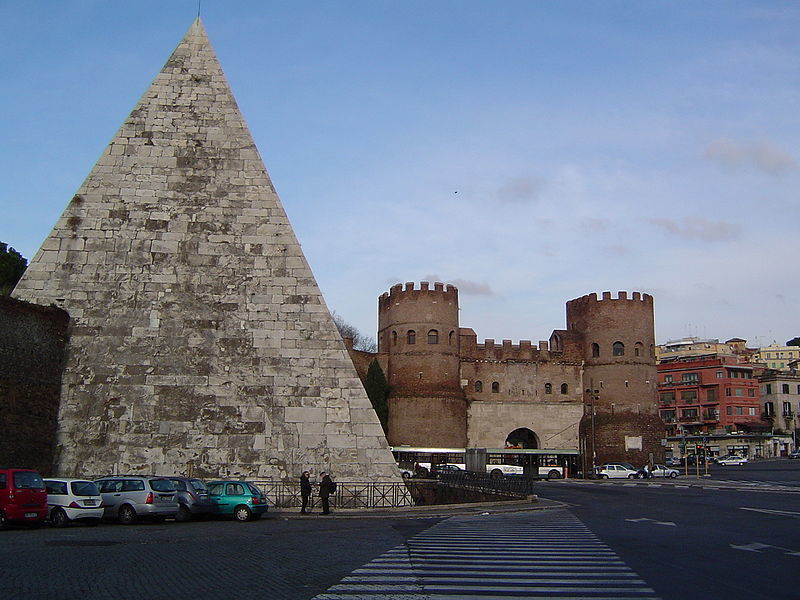 Pyramid of Cestius, Rím, Taliansko