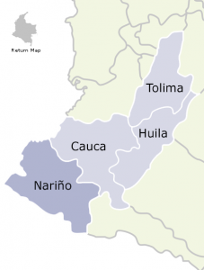 Kolumbia_mapa
